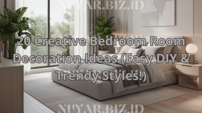 20 Creative Bedroom Room Decoration Ideas (Easy DIY & Trendy Styles!)