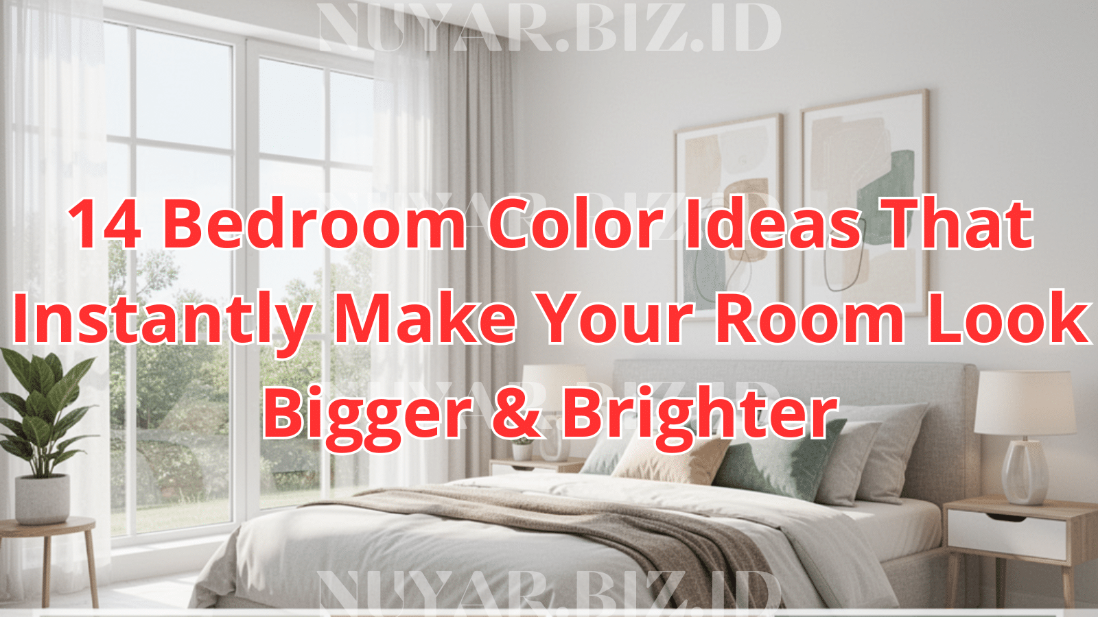 14 Bedroom Color Ideas That Instantly Make Your Room Look Bigger & Brighter