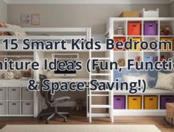 15 Smart Kids Bedroom Furniture Ideas (Fun, Functional & Space-Saving!)