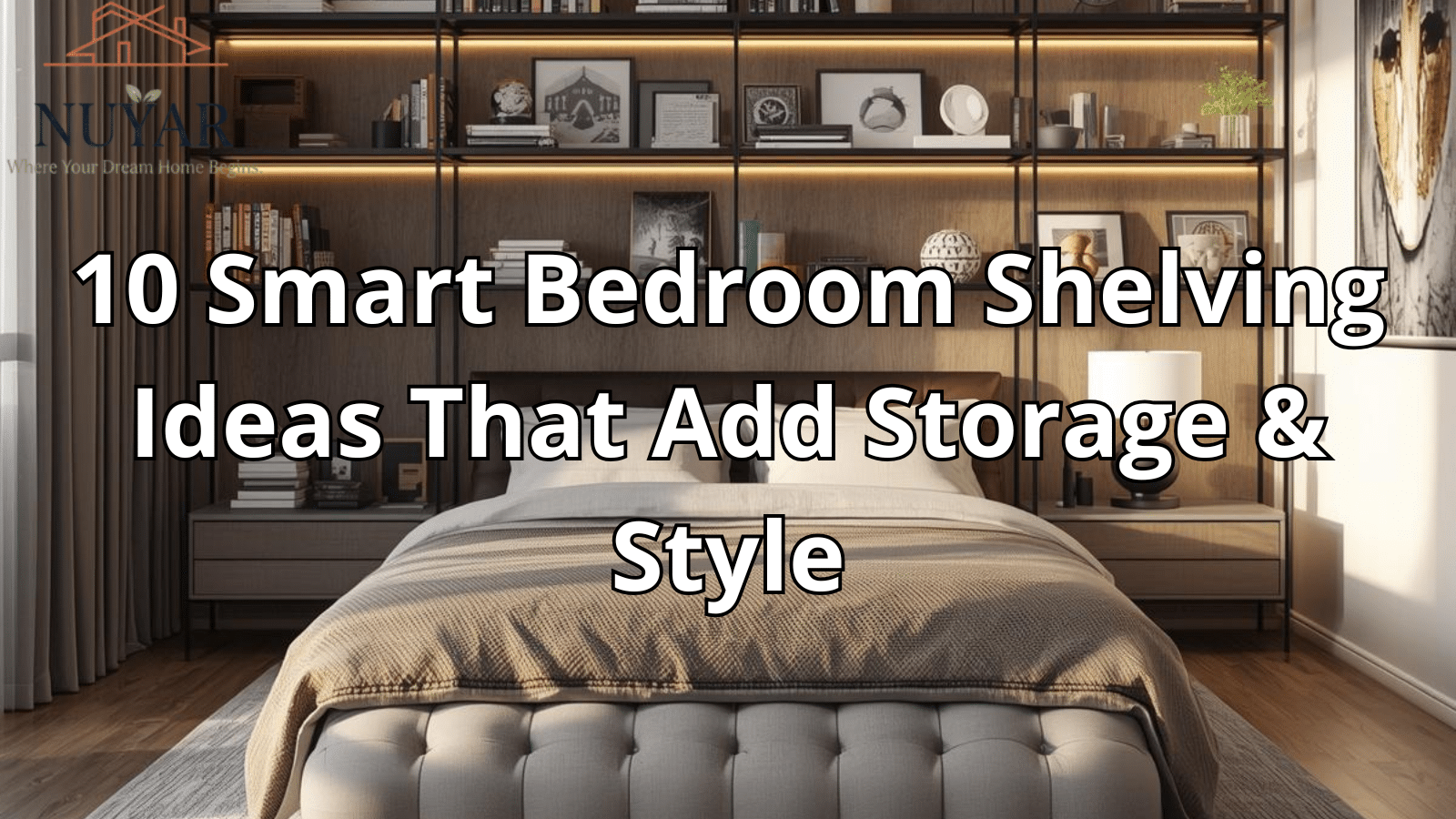 10 Smart Bedroom Shelving Ideas That Add Storage & Style